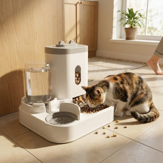 Automatic Feeder Water Fountain lifestyle